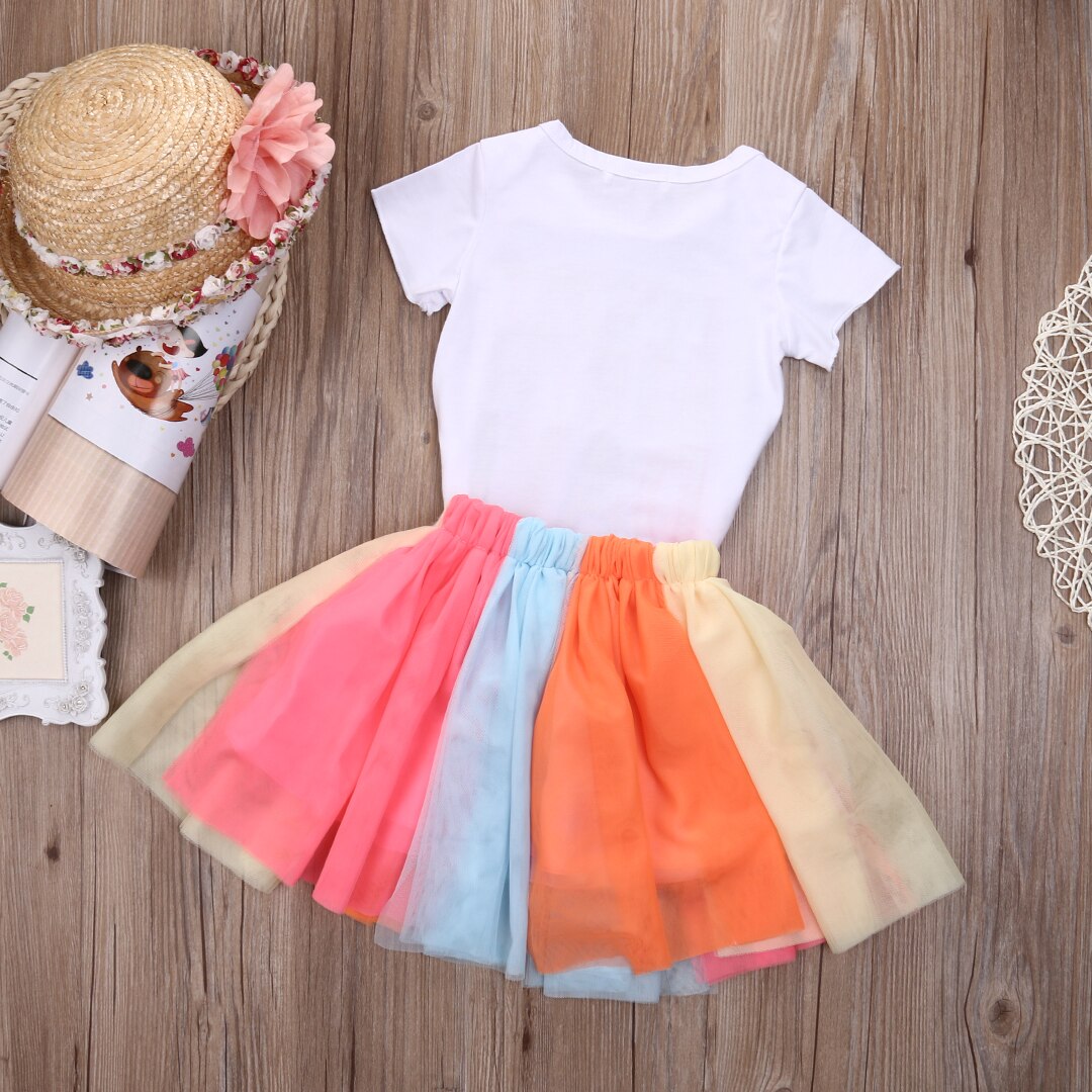 Flower Girls Kids Toddler Baby Princess birthday Party Pageant Wedding Tulle Tutu Dresses set - ebowsos