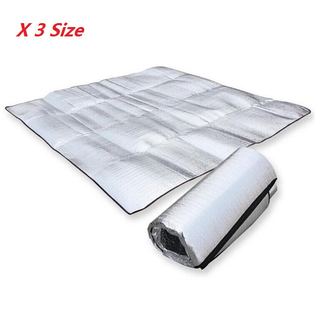 Foldable Camping Mat Sleeping Mattress Mat Pad Waterproof Aluminum Foil EVA Outdoor Camping Mat 3 Sizes-ebowsos