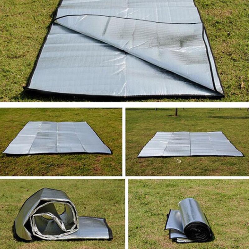 Foldable Camping Mat Sleeping Mattress Mat Pad Waterproof Aluminum Foil EVA Outdoor Camping Mat 3 Sizes-ebowsos