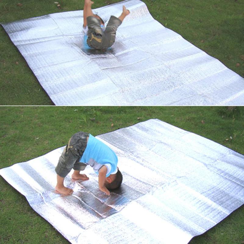 Foldable Camping Mat Sleeping Mattress Mat Pad Waterproof Aluminum Foil EVA Outdoor Camping Mat 3 Sizes-ebowsos