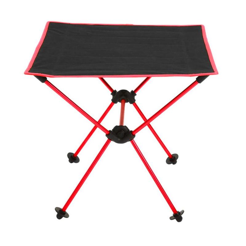 Foldable Table Desk Portable Fold Folding Table Desk Camping Outdoor Picnic Lightweight Anti-Skid Rectangle Table-ebowsos