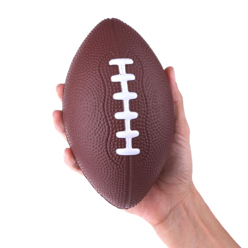 Football & Rugby Soft Standard PU Foam American Football Soccer ball Rugby Squeeze Ball Kids Adults bola de futebol americano-ebowsos