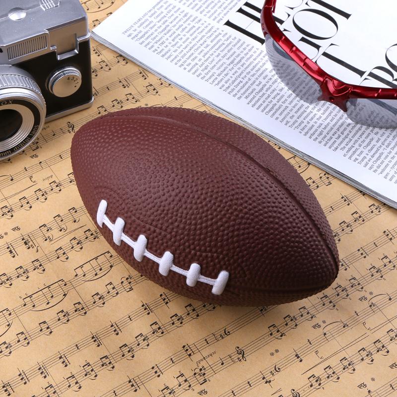 Football & Rugby Soft Standard PU Foam American Football Soccer ball Rugby Squeeze Ball Kids Adults bola de futebol americano-ebowsos