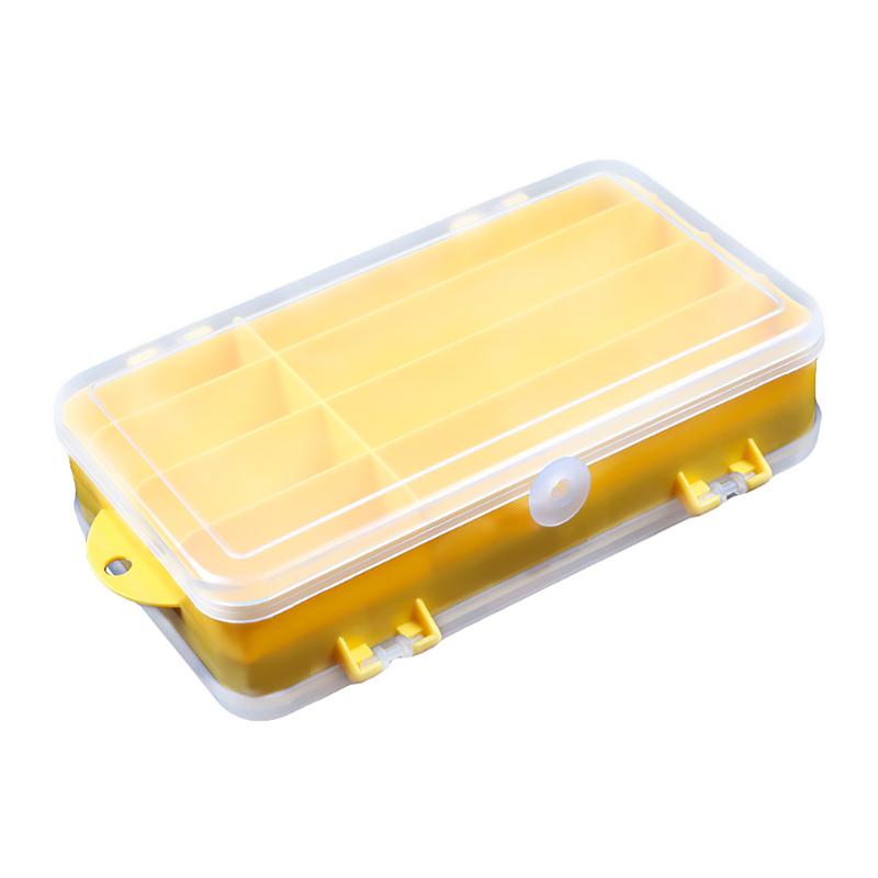 For Artificial Bait Portable Double Side Fishing Lure Box Organizer Lure Fishing Tackle Tool Equipment Accessories-ebowsos