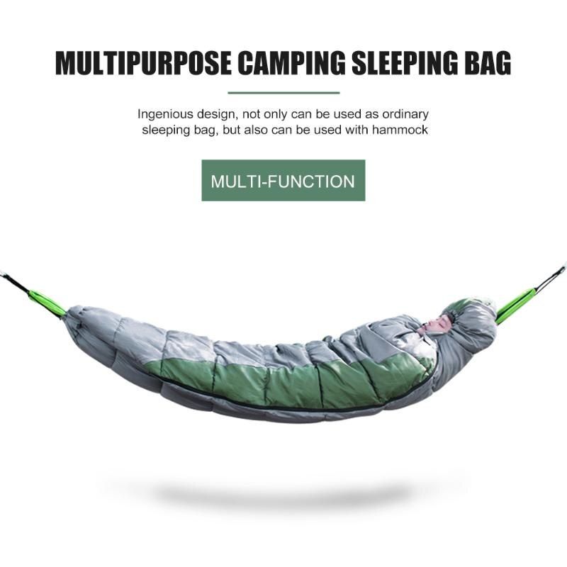 For Outdoor Camping Winter Warm Hammock Blanket Sleeping Bags PP Cotton Portable Multipurpose Practical Windproof Hammock-ebowsos