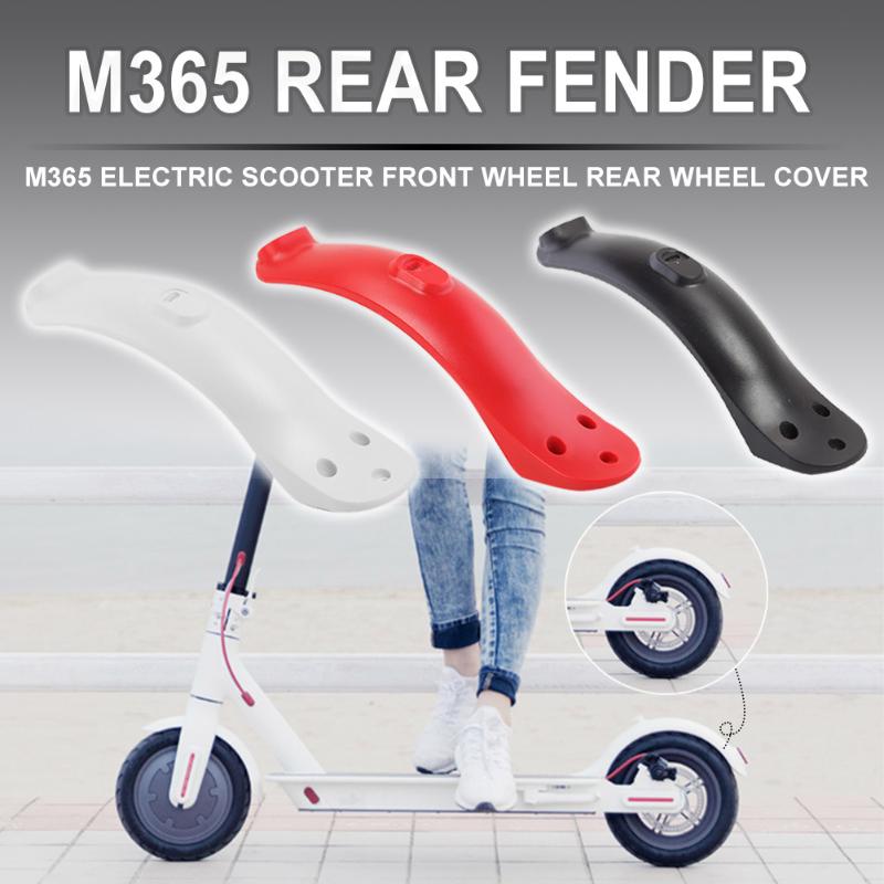 For Xiaomi Electric Scooter M365 10 inch Rear Wheel Fender Short Ducktail Rear Mudguard Back Wing Retrofit Supplies-ebowsos