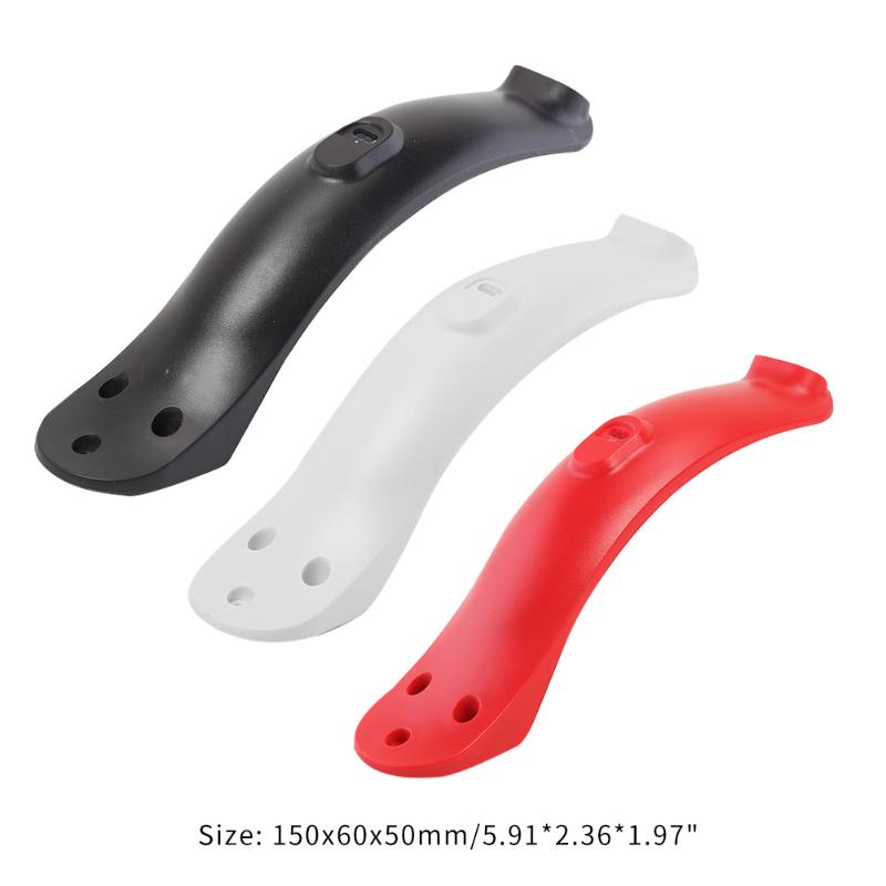 For Xiaomi Electric Scooter M365 10 inch Rear Wheel Fender Short Ducktail Rear Mudguard Back Wing Retrofit Supplies-ebowsos