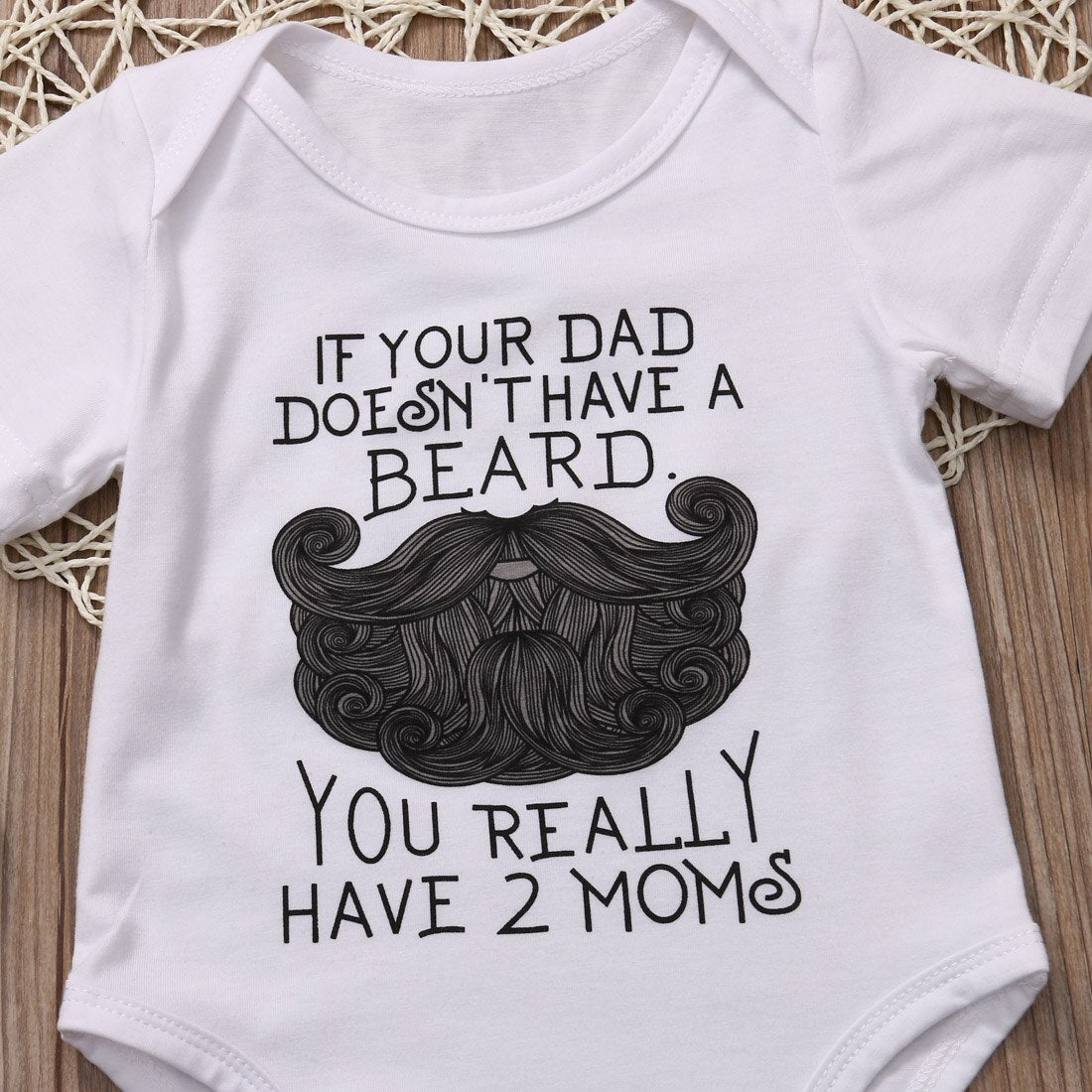 Funny Babygrow Newborn Baby Girl Boy  Bodysuit Playsuit short seelve Clothes Outfits - ebowsos