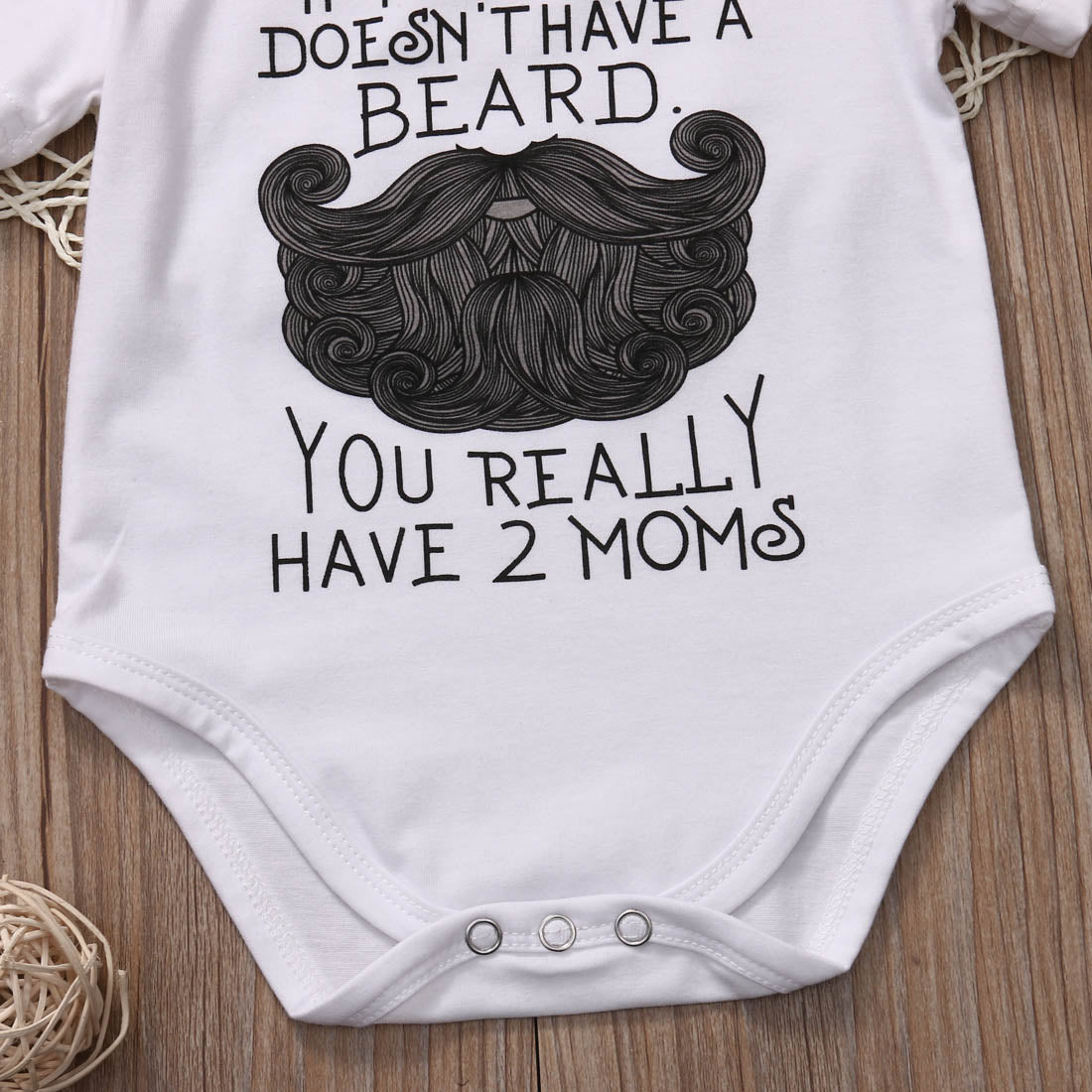 Funny Babygrow Newborn Baby Girl Boy  Bodysuit Playsuit short seelve Clothes Outfits - ebowsos