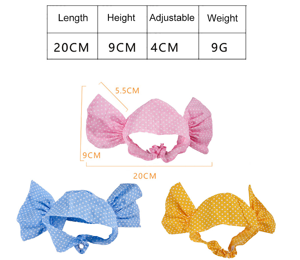 Funny Cat Headscarf Pet Headband Dots Pattern Cute Creative Cat Headdress Pet Costume Pet Supplies Cat Dog Clothing Accessories-ebowsos