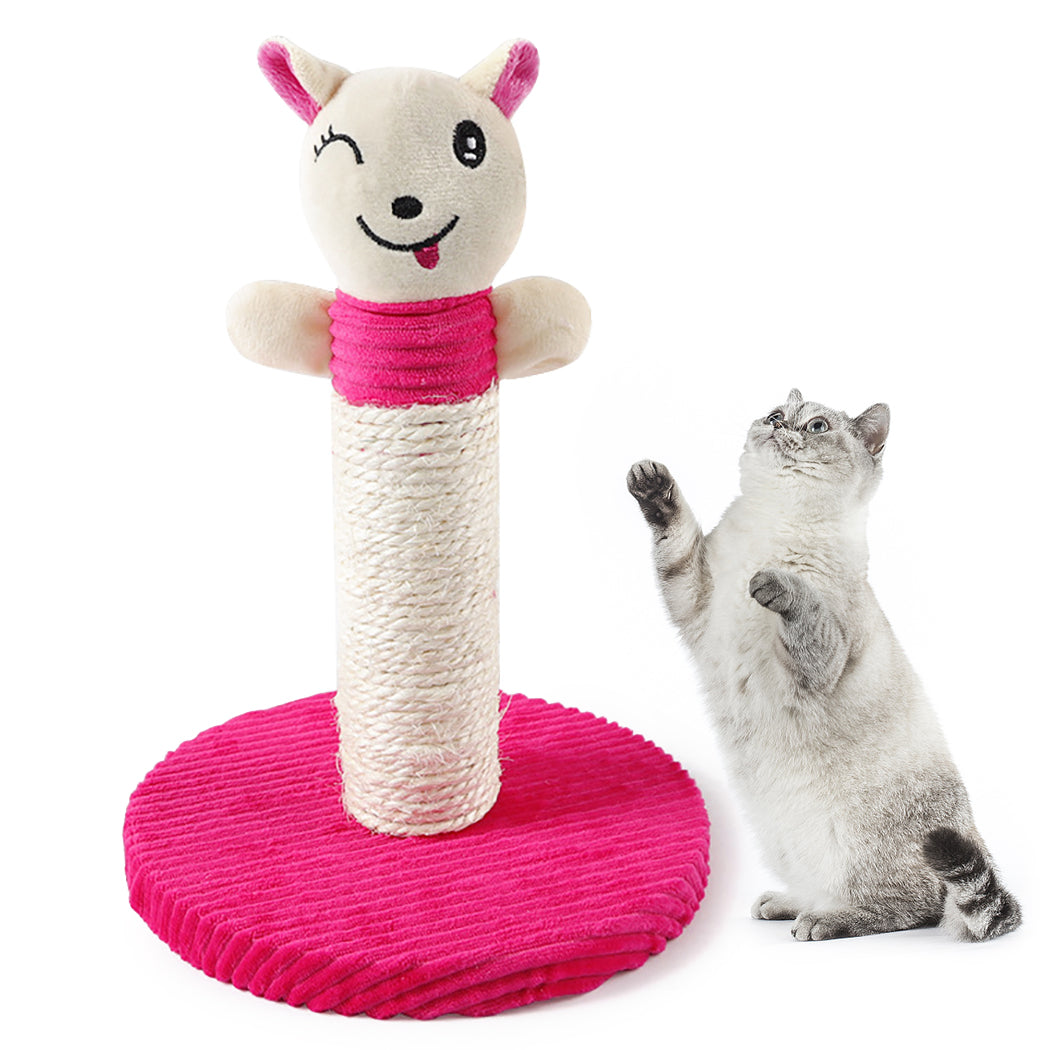 Funny Pet Toys Cat Plush Scratcher Training Sisal Toy Pet Squeaky Toy Cat Interactive Training Scratching Toys Pet Supplies-ebowsos