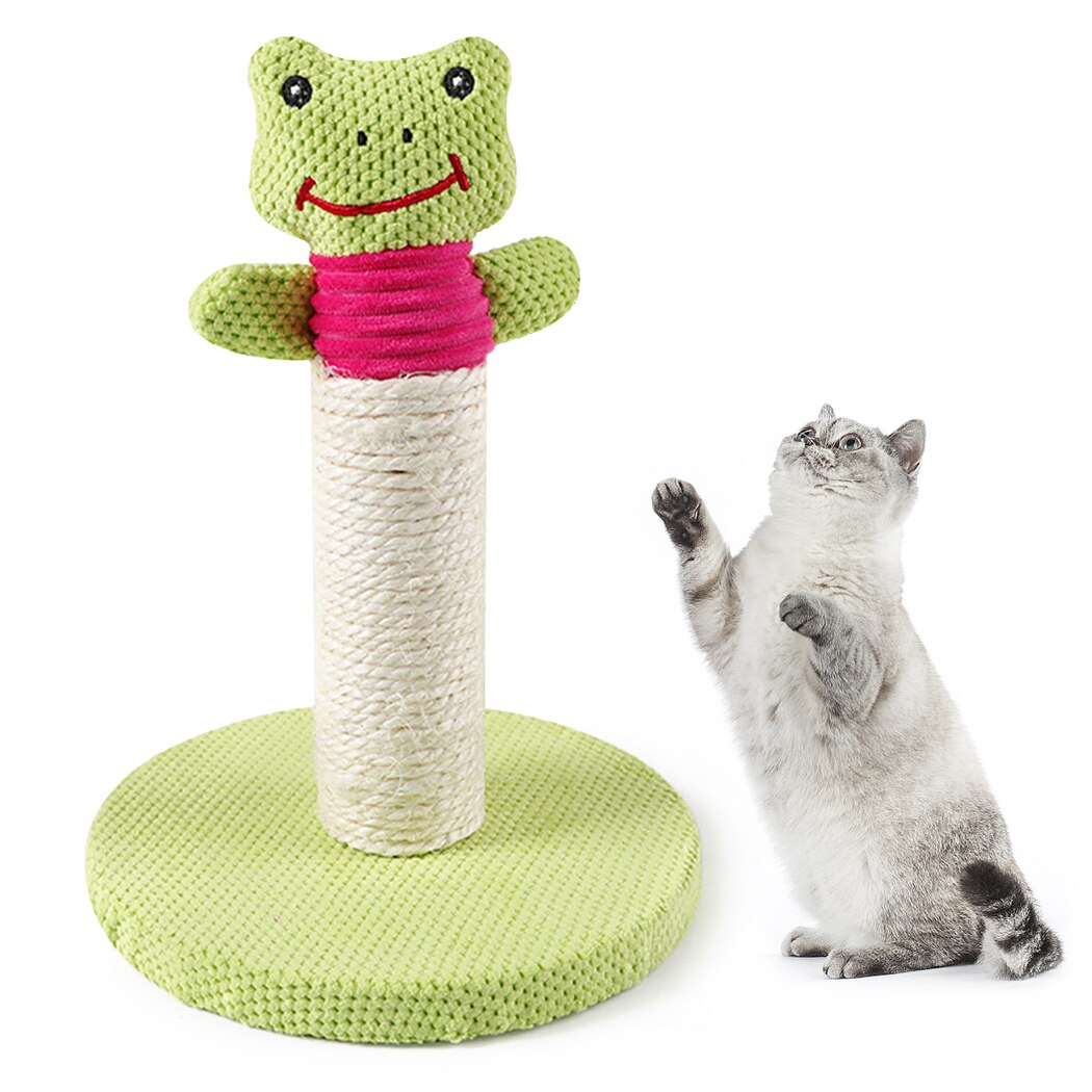 Funny Pet Toys Cat Plush Scratcher Training Sisal Toy Pet Squeaky Toy Cat Interactive Training Scratching Toys Pet Supplies-ebowsos