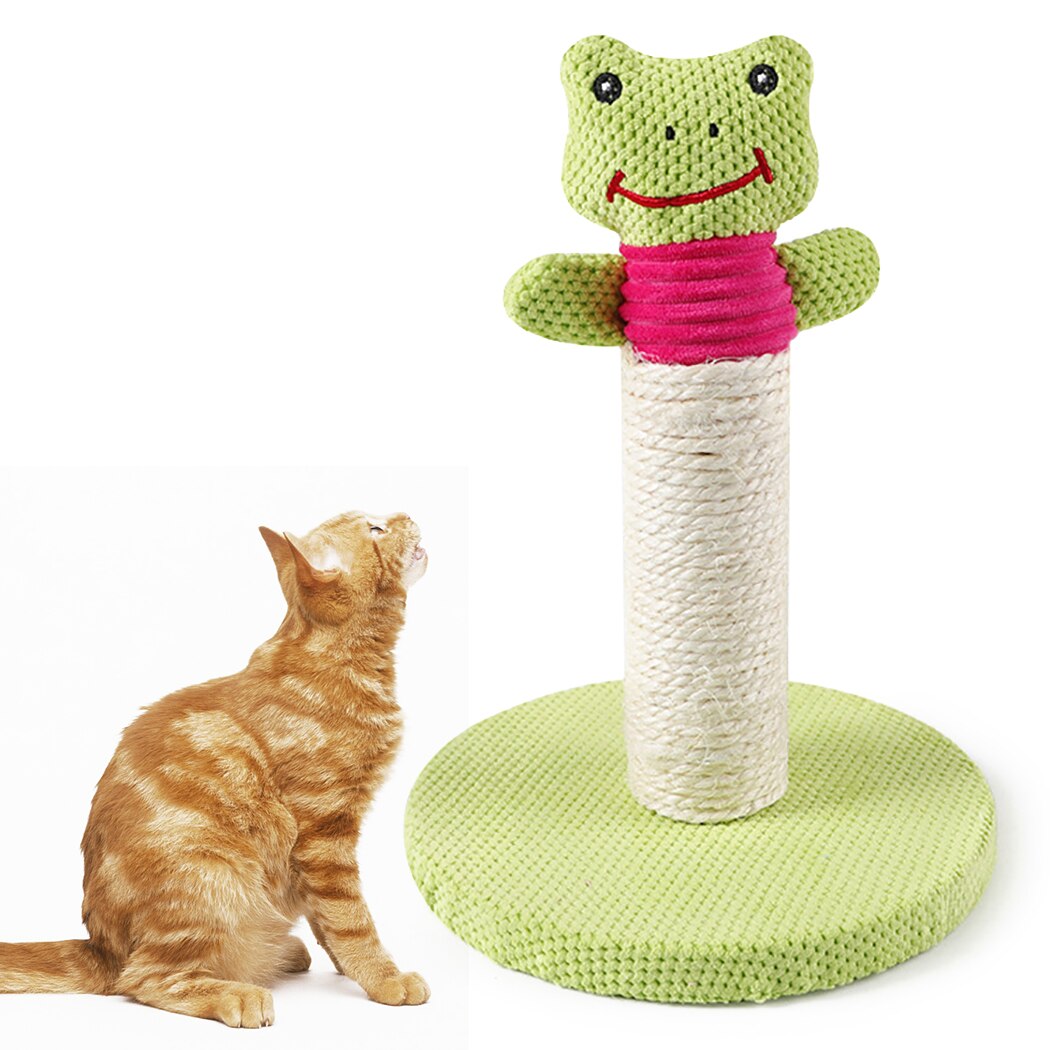 Funny Pet Toys Cat Plush Scratcher Training Sisal Toy Pet Squeaky Toy Cat Interactive Training Scratching Toys Pet Supplies-ebowsos