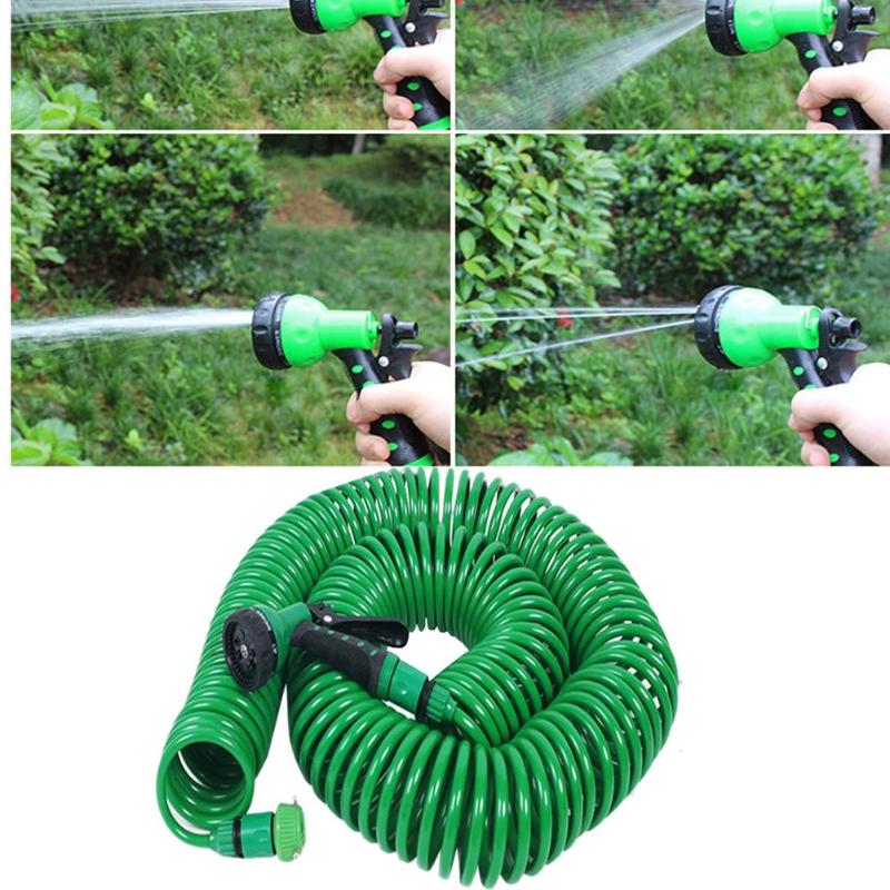 Garden Hose Car Watering Hose with Spray Gun Watering Kit Expandable Water Hose Pipe Watering Spray Gun Set 7.5M 15M 30M - ebowsos