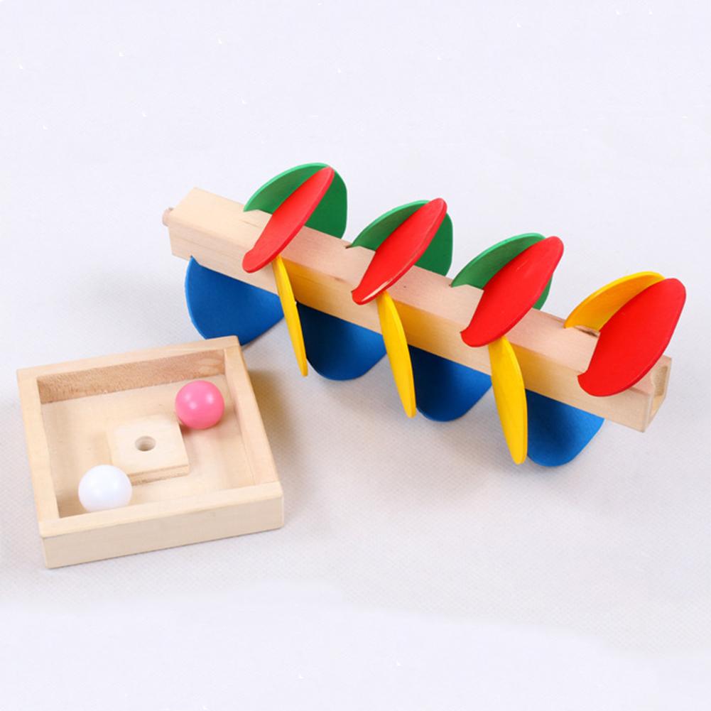 Genuine Building Blocks Tree Marble Ball Run Track Game Kid Wooden Toys Educational Baby Kids Toys Toy Brinquedos Drop Shipping-ebowsos