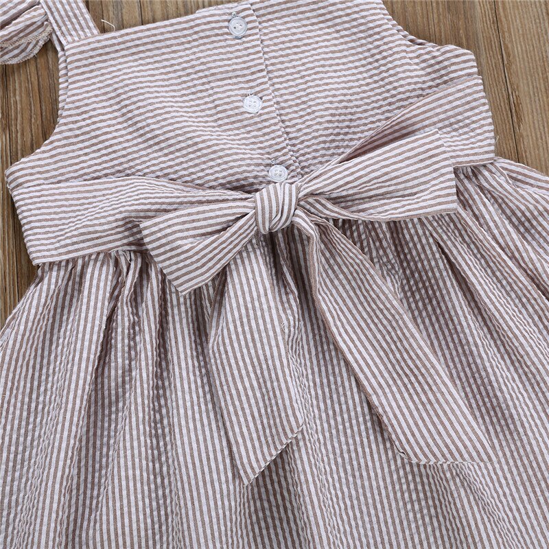 Girls Dress Sleeveless Plaid Toddler Kids Bow Tutu Princess Dress Sundress Casual Summer Kids Dresses For Girls - ebowsos