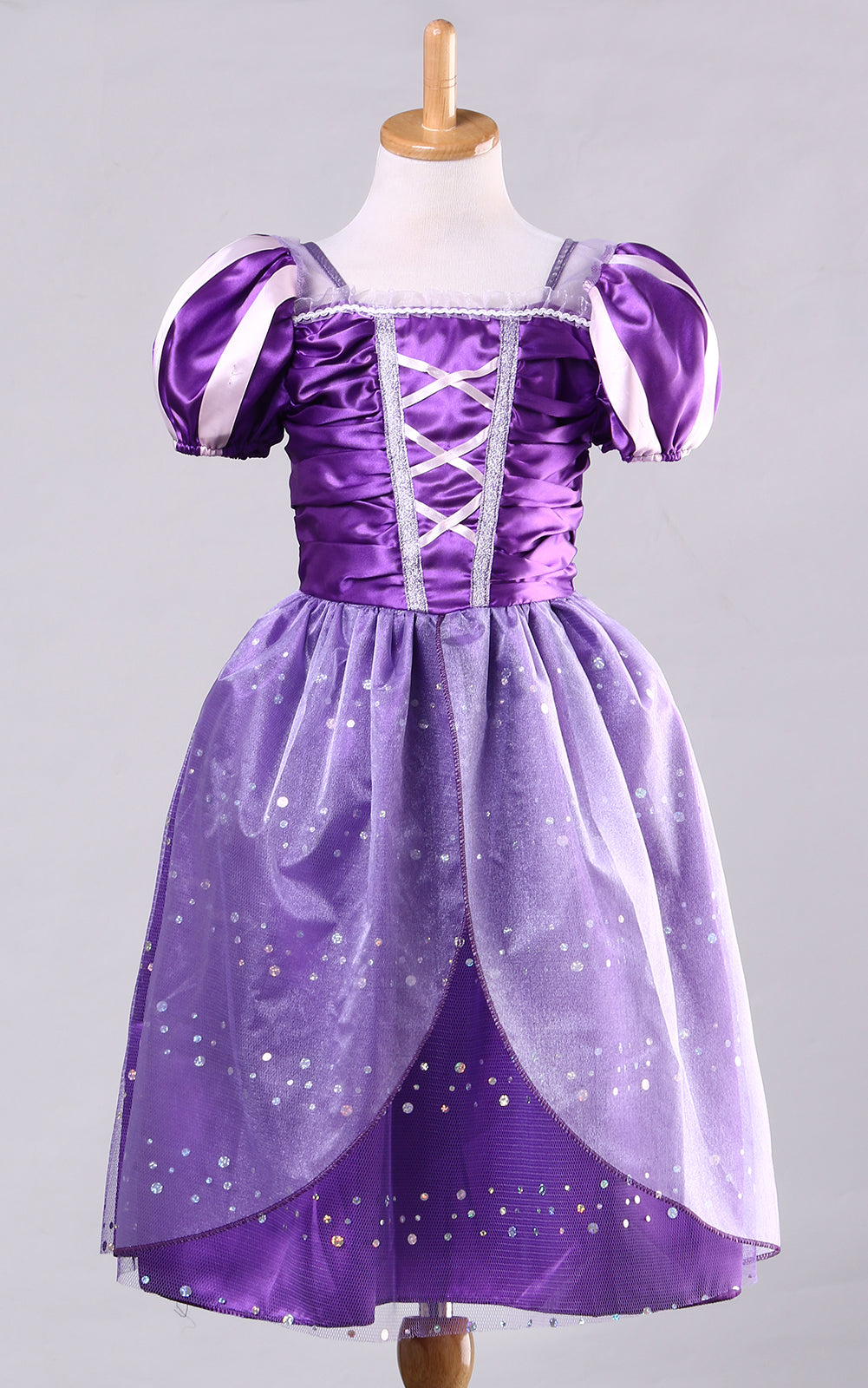 Girls Rapunzel Fancy Dress Costume Kids Princess Outfit UK - ebowsos