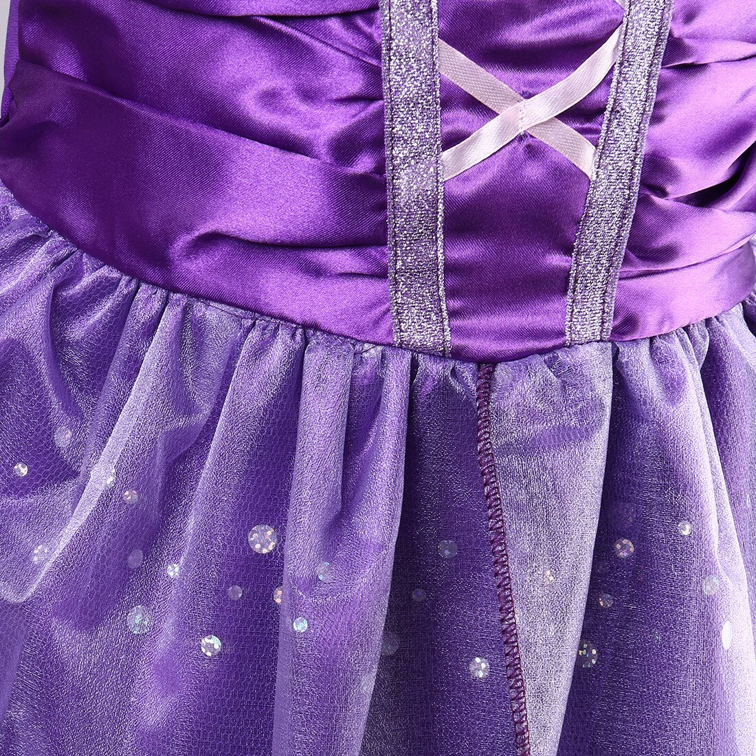 Girls Rapunzel Fancy Dress Costume Kids Princess Outfit UK - ebowsos