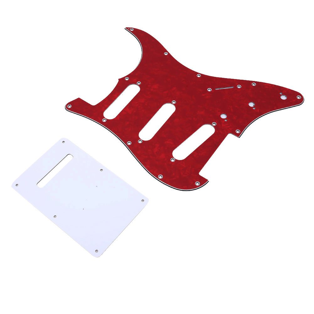 Guitar Accessories Red Wine ortoise Back Plate Guitar Pickguard Fits For Stratocaste Guitar Practical Part Guard Hot Selling-ebowsos