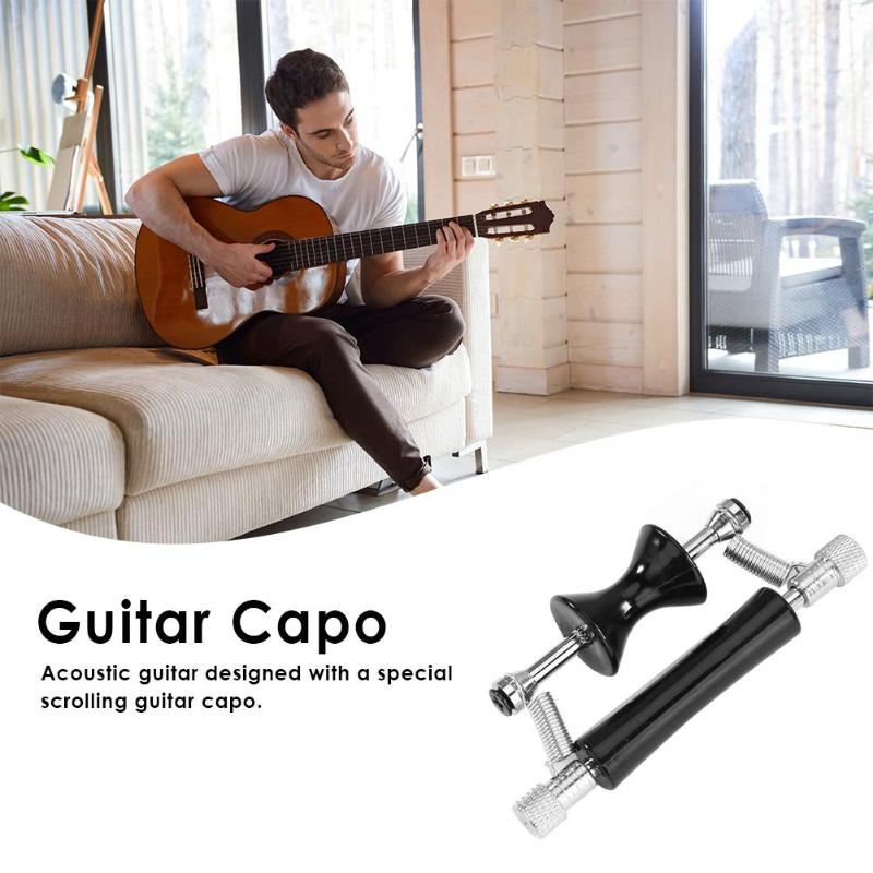 Guitar Capo Glider Portable Glider Guitar Capo Slide Quick Setup Rolling-ebowsos