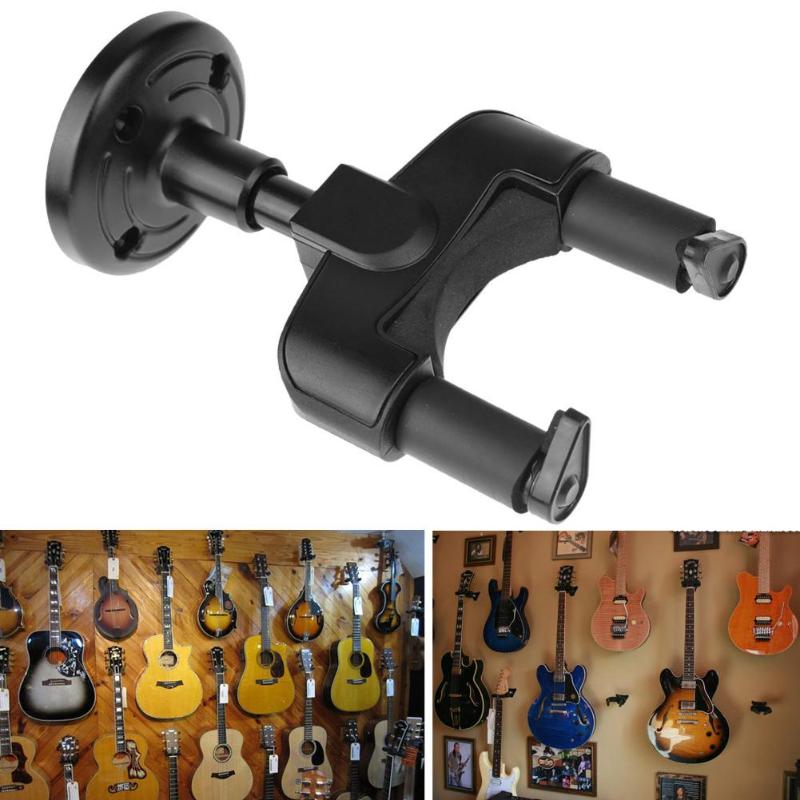 Guitar Frame Hanger Stand Wall Mount Hook ABS Holder Bracket for Bass Ukulele Musical Instruments-ebowsos