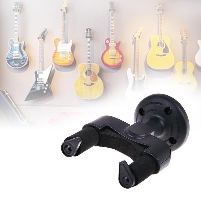 Guitar Frame Hanger Stand Wall Mount Hook ABS Holder Bracket for Bass Ukulele Musical Instruments-ebowsos