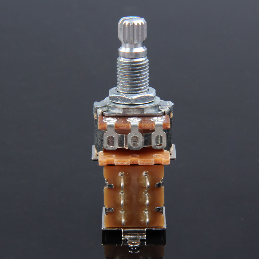 Guitar Pickup A500K B500K A250K B250K Push Pull Guitar Control Pot Potentiometer for Electric Guitar Bass Instrument Accessories-ebowsos