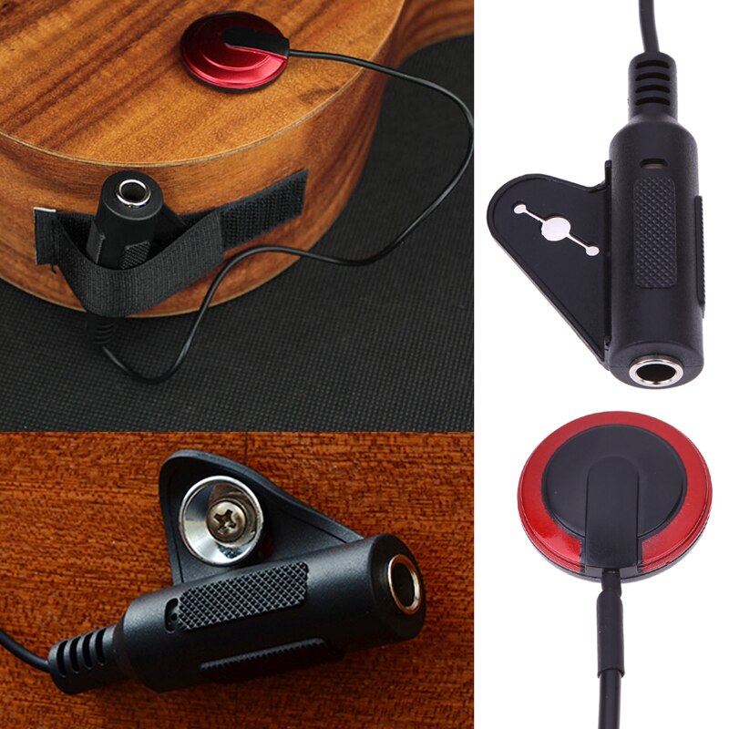 Guitar Pickup New Piezo Contact Microphone Pickup For Guitar Violin Banjo Mandolin Ukulel-ebowsos