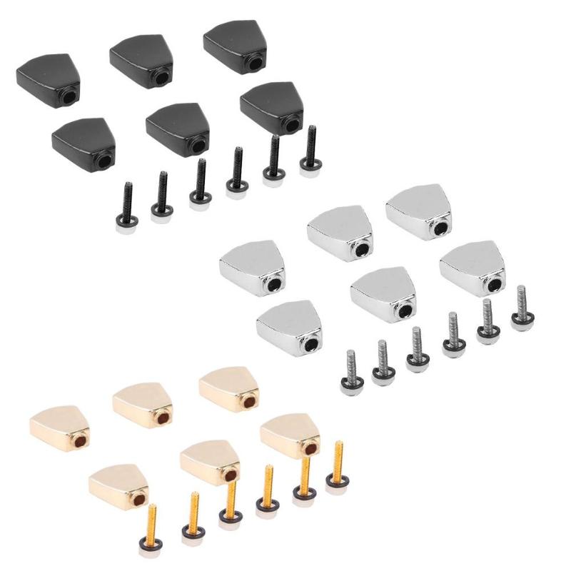 Guitar Tuning Pegs Key Tuners Machine Heads Replacement Buttons Knobs Handle for Electric Ballad Classical Guitar Head Button-ebowsos