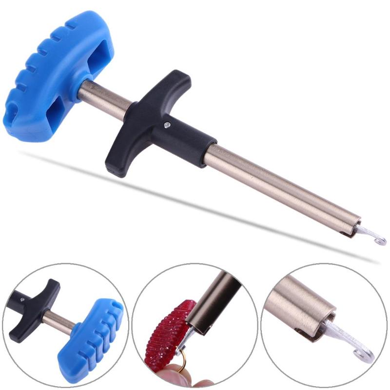 Gun-style Fishing Hook Remover Fish Aluminum Tube Hook Detacher Portable Fish Hook Out Extractor Fishing Accessories S/L-ebowsos