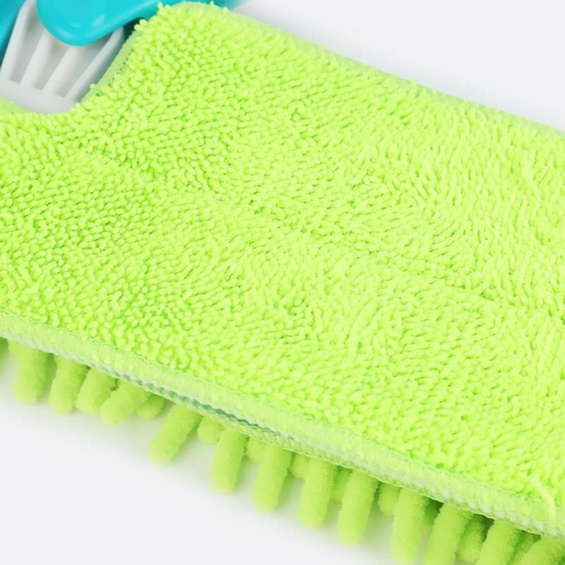 HJ Dual Side Spray Mop Microfiber Lazy Cloth Floor Removeable Water Bottle Kit - ebowsos