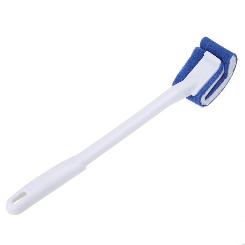 HJ Plastic Long Handle Bathroom Toilet Scrub Lavatory Cleaning Brush - ebowsos