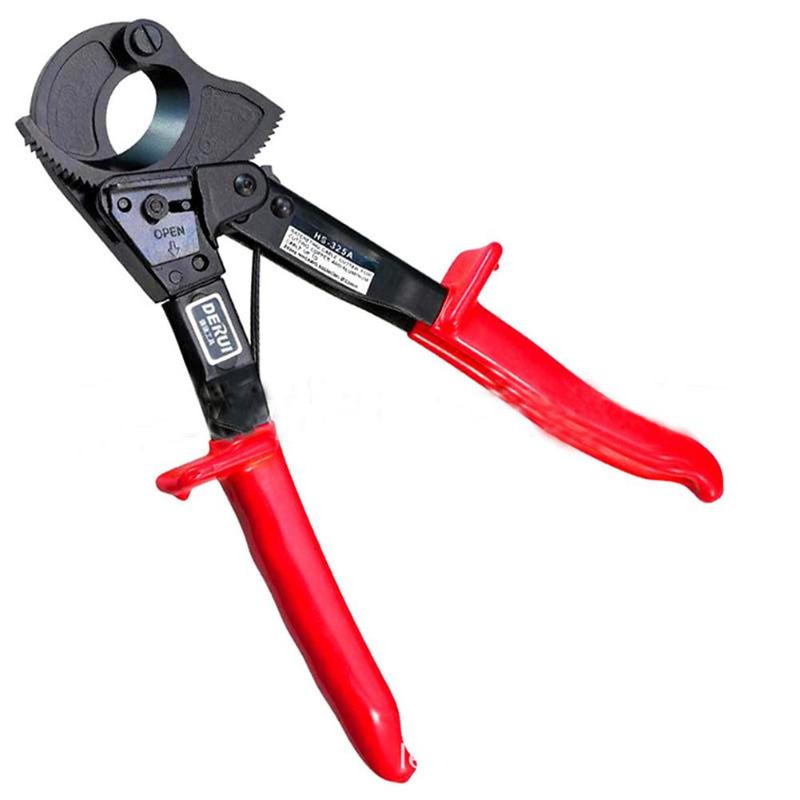 HS-325A 240mm 2 Ratcheting Ratchet Cable Cutter Germany Design Wire Cutter High Quality Safety Lock Forging Blade Dropshipping - ebowsos