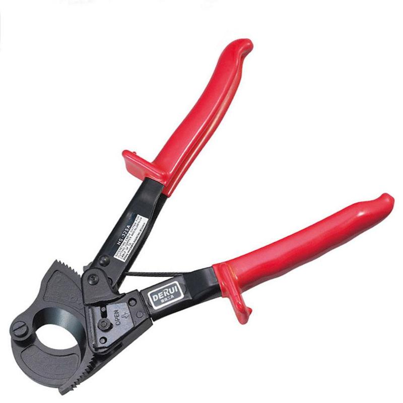 HS-325A 240mm 2 Ratcheting Ratchet Cable Cutter Germany Design Wire Cutter High Quality Safety Lock Forging Blade Dropshipping - ebowsos