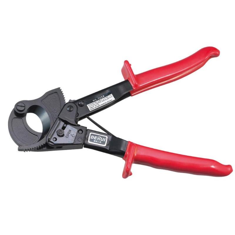 HS-325A 240mm 2 Ratcheting Ratchet Cable Cutter Germany Design Wire Cutter High Quality Safety Lock Forging Blade Dropshipping - ebowsos