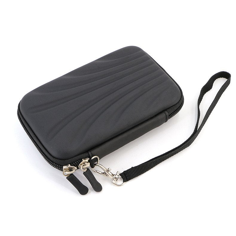 Waterproof Portable external 2.5inch hdd bag case External Hard Disk Drive Bag EVA PU Carry Case Pouch Cover Pocket - ebowsos