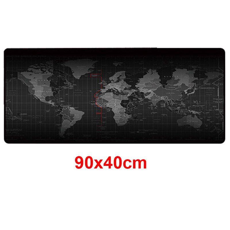 Extra Large Mouse Pad Old World Map Gaming Mousepad Anti-slip Natural Rubber Gaming Mouse Mat with Locking Edge - ebowsos