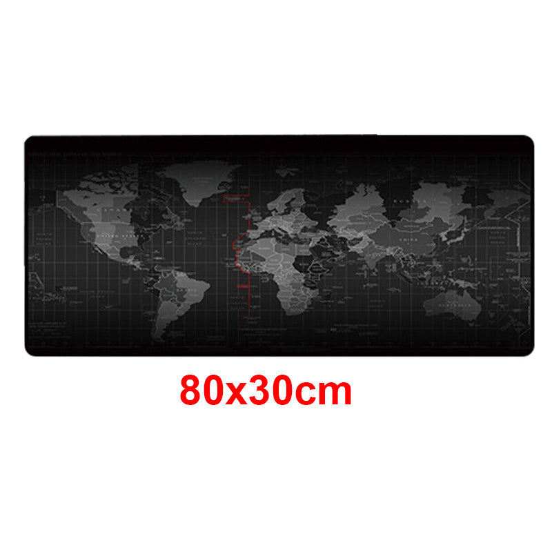 Extra Large Mouse Pad Old World Map Gaming Mousepad Anti-slip Natural Rubber Gaming Mouse Mat with Locking Edge - ebowsos