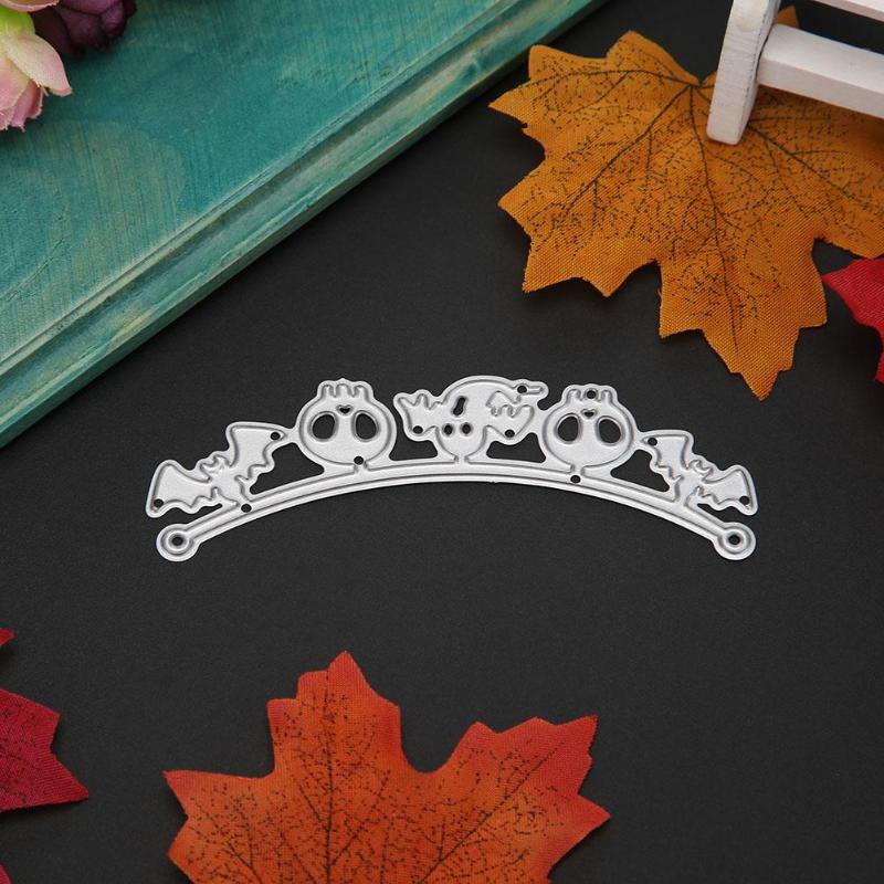 Halloween Cutting Dies Stencil Scrapbook Embossing DIY Craft Album Card - ebowsos