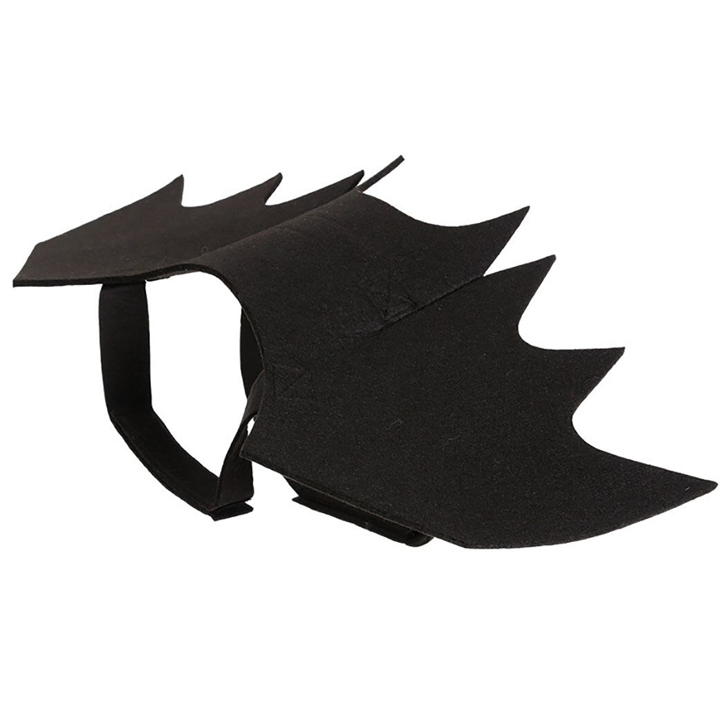 Halloween Funny Black Pet Costume Bat Wings Cat Costume Dog Costume For Party Cosplay Multiple Sizes Can Choose-ebowsos