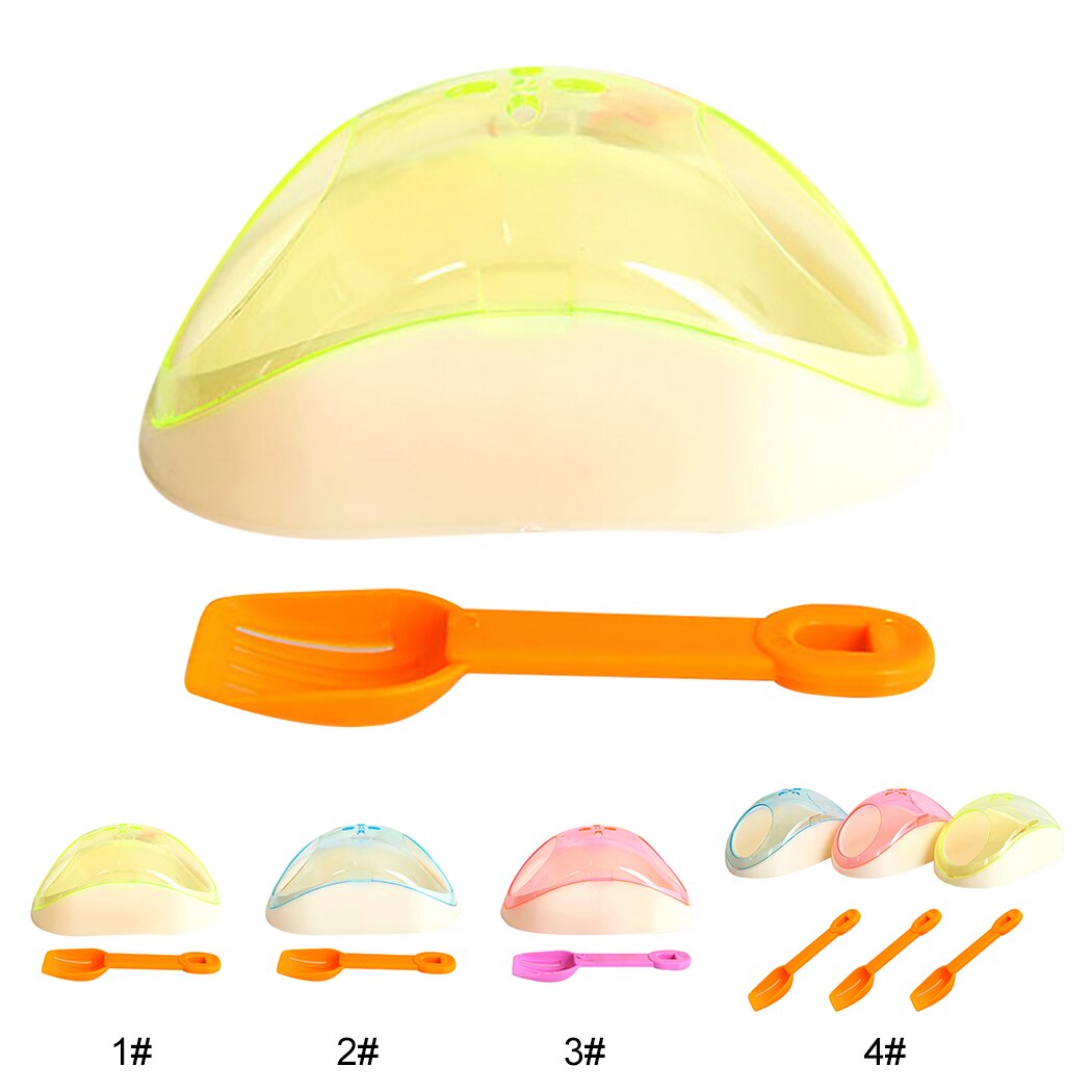 Hamster Bathroom Creative Bath Sand Room With Sand Shovel For Small Animals Pet Hamster Supplies Cleaning Tools Dropshipping-ebowsos