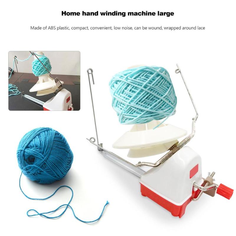 Hand Operated Rotate Wool Yarn Ball Iron Winding Machine for Winder Yarn Coiler Low Noise Fast and Simple Installation - ebowsos