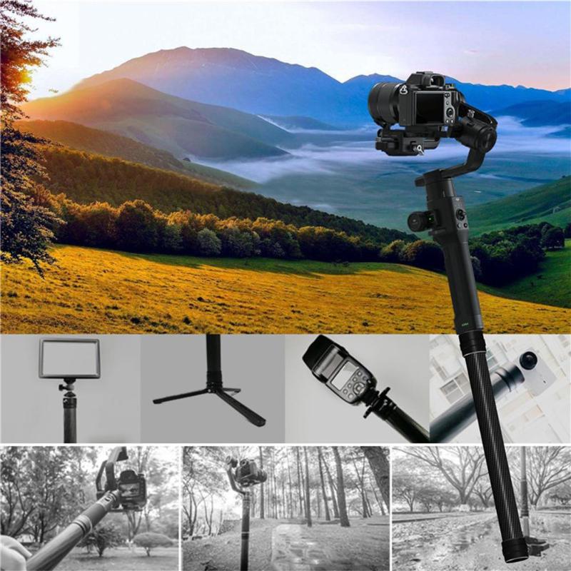 Handheld Gimbal Telescopic Stick Carbon Fiber Extension Rod for DJI RONIN-S - ebowsos