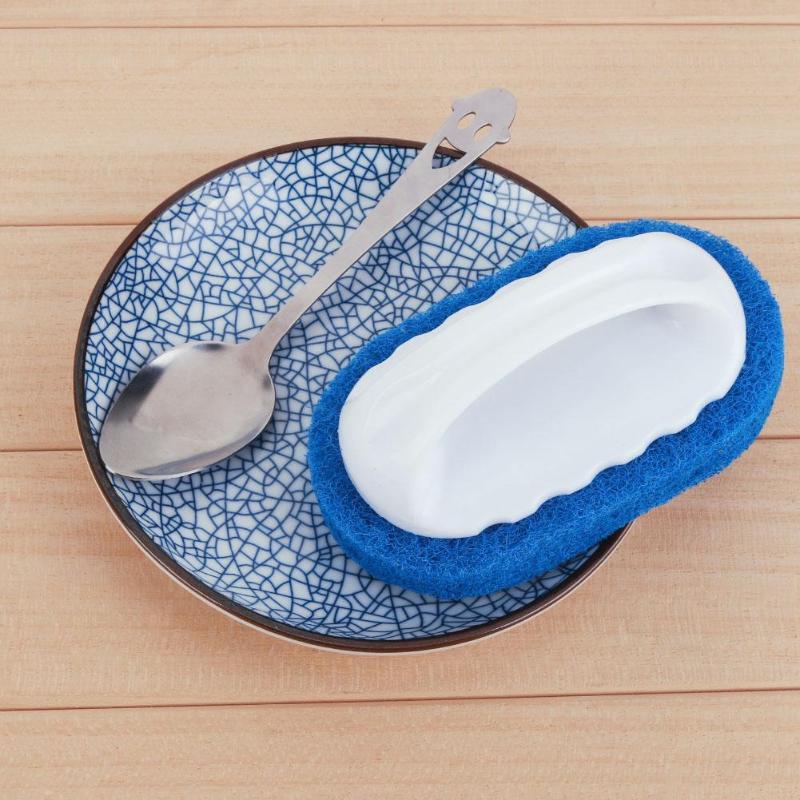 Handy Sponge Oval Cleaning Brush Multi-Functional Household Cleaning Tools - ebowsos