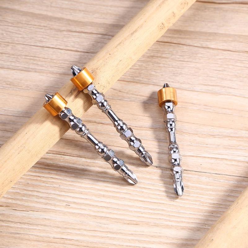 Hardness Magnetic Phillips Electric Screwdrive Double Head Phillips Electric Screwdriver Screw Driver Bits Set with Magnet - ebowsos