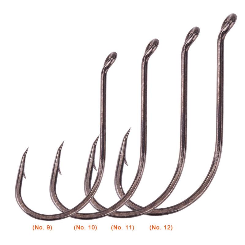 High Carbon Steel Super Large Carp Fishing Hooks in Fly Jig Big Barbed Hook Multifunction New Practical Silver Fishhook-ebowsos