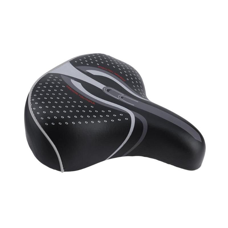 High Elasticity Leather Bike Saddle Thicken Wide Soft Saddles Cycling Mountain Road Bike Seat Accessories Skidproof Bicycle Seat-ebowsos