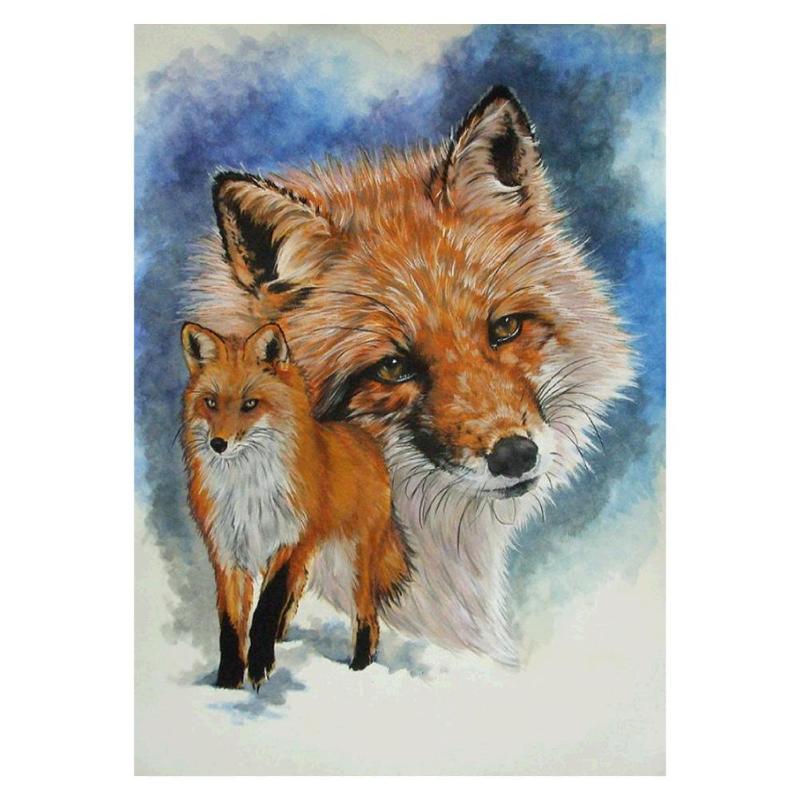 High Quality 5D DIY Full Drill Diamond Painting Wolf Cross Stitch Embroidery Mosaic Kit 30*40cm Diamond Painting - ebowsos