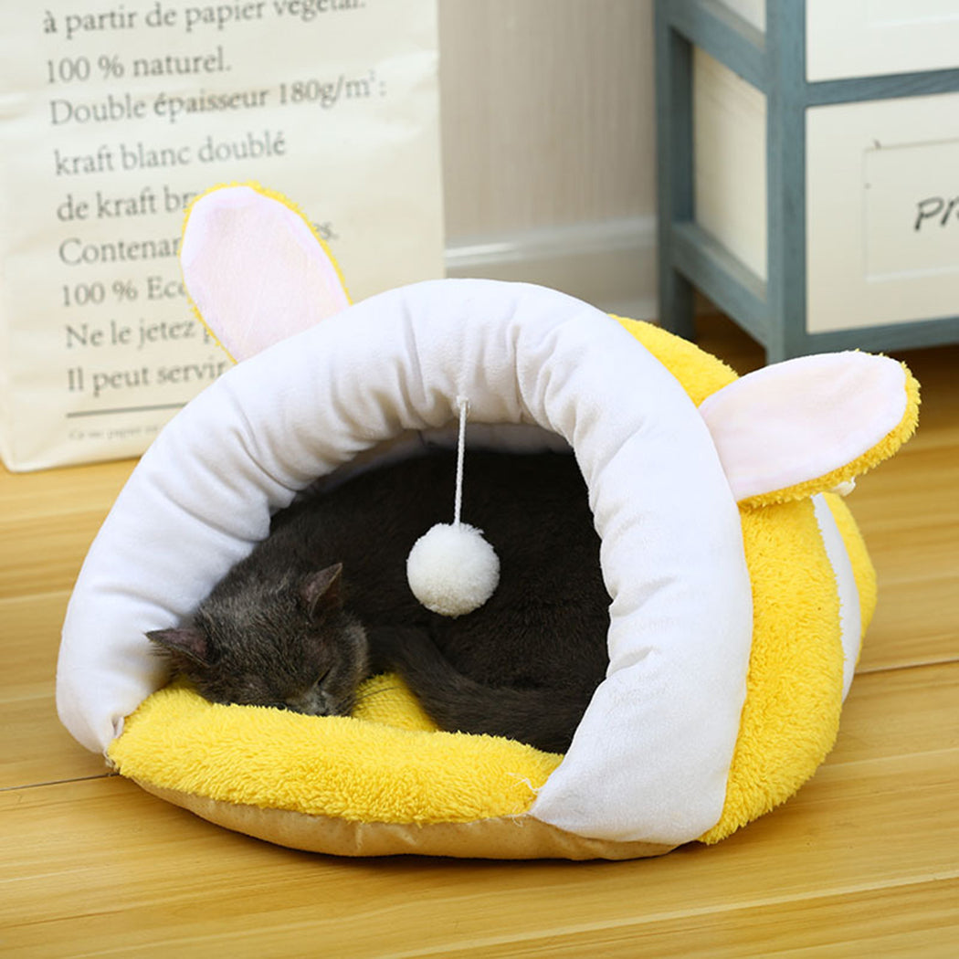 High Quality Winter Warm Slippers Style Dog Bed Pet Dog House Lovely Soft Suitable Cat Dog Bed House for Cats Kittens-ebowsos