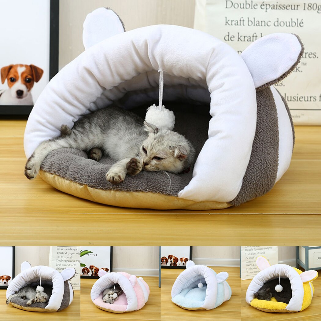 High Quality Winter Warm Slippers Style Dog Bed Pet Dog House Lovely Soft Suitable Cat Dog Bed House for Cats Kittens-ebowsos